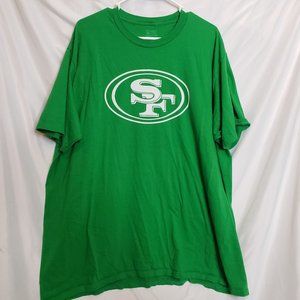 SF 49ers St Patricks Day Shamrock Shirt Pro Line Fanatics Soares #56 Adult XXL